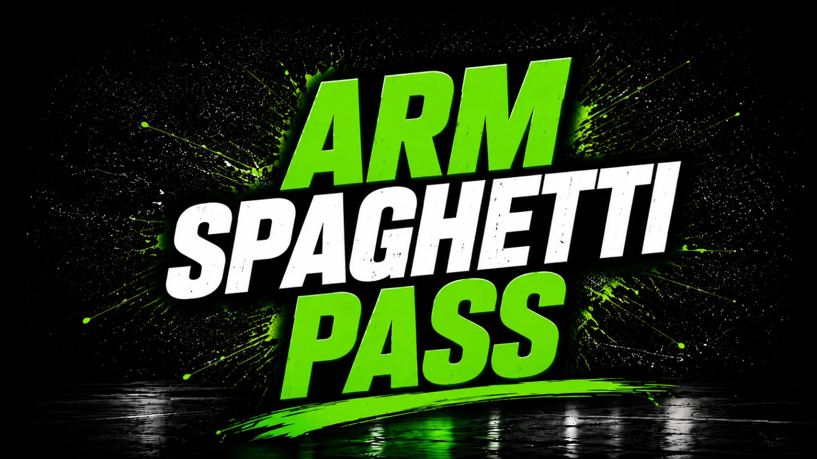 Arm spaghetti pass