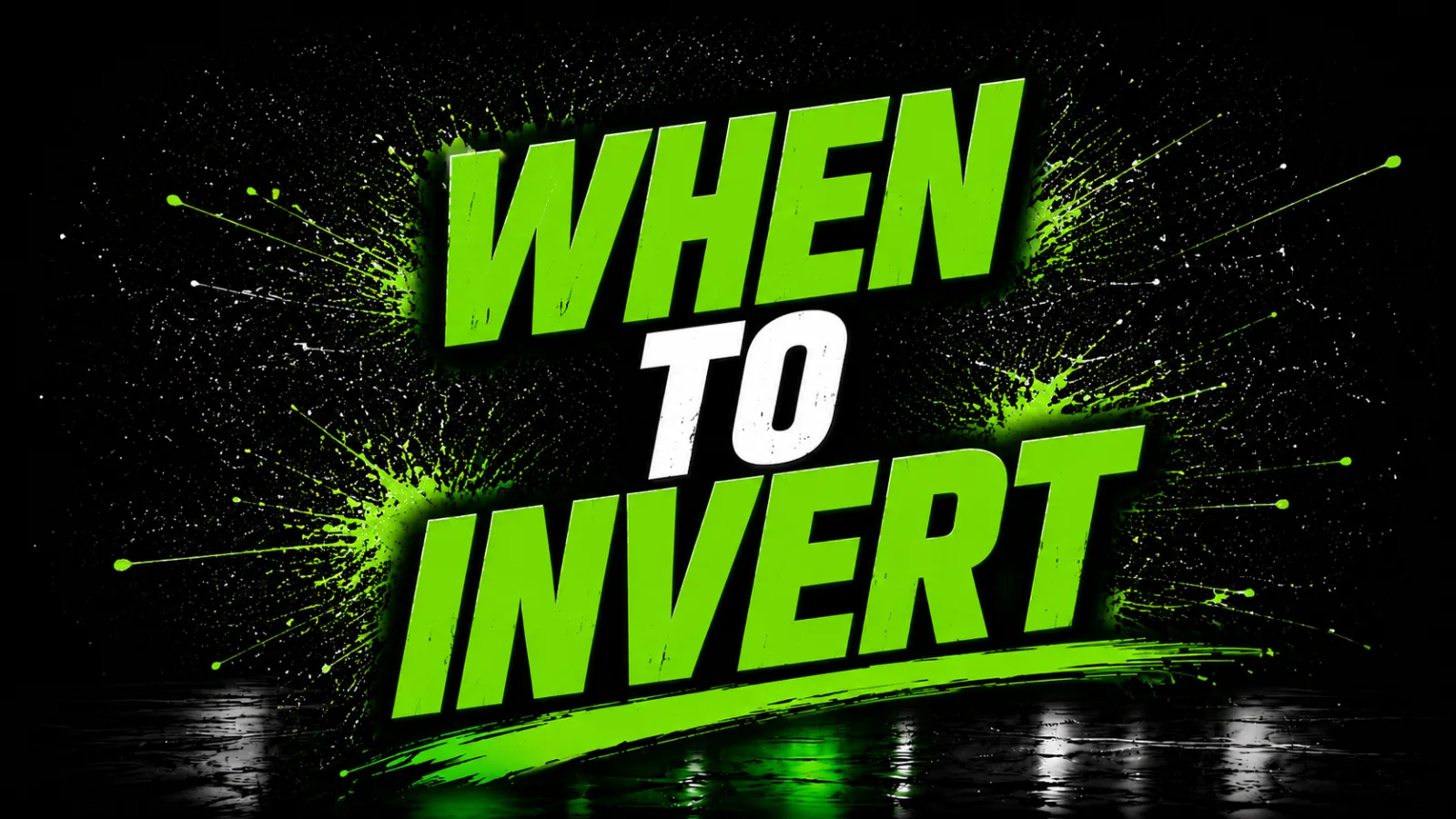 When to invert