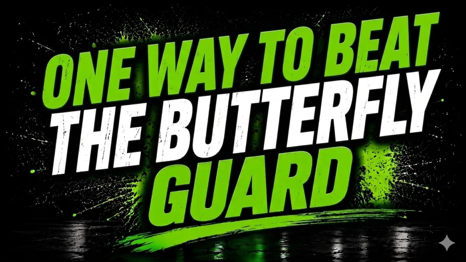 One simple way to beat the butterfly guard